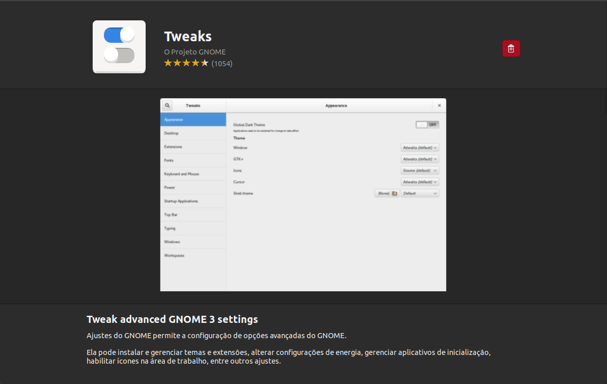 Gnome Tweaks Gnome Tweaks